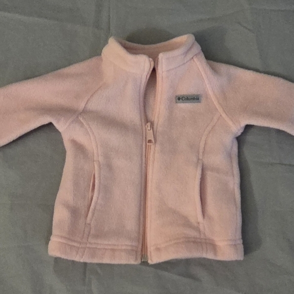 Columbia Other - Columbia Pink Fleece Jacket Girls 6/12 Months